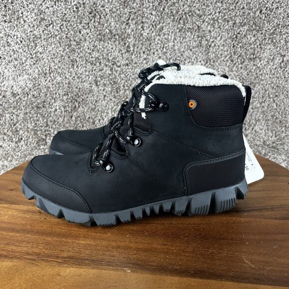 Bogs Women's Arcata Size 7 Urban Leather Mid Winter Boots Round Toe 72842-001 - Picture 5 of 12